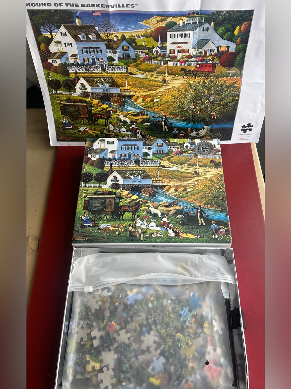 Charles Wysocki Buffalo Silver Series Puzzle 'Hound of the Baskervilles' 1000pc